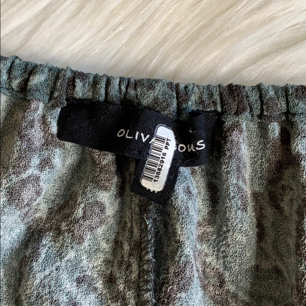 Olivaceous Snakeskin Python Print Romper - image 8